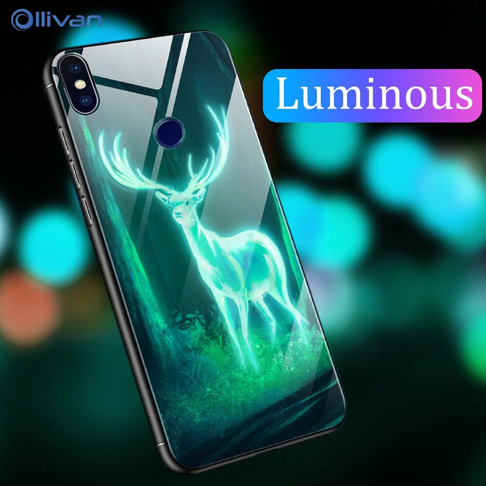 Tempered Glass Case For XiaoMi RedMi Note 5 Cover Luminous Starry Silicone Case RedMi Note 5 Pro 5Pro Note5 Global Version Coque
Tempered Glass Case For XiaoMi RedMi Note 5 Cover Luminous Starry Silicone Case RedMi Note 5 Pro 5Pro Note5 Global Version Coque