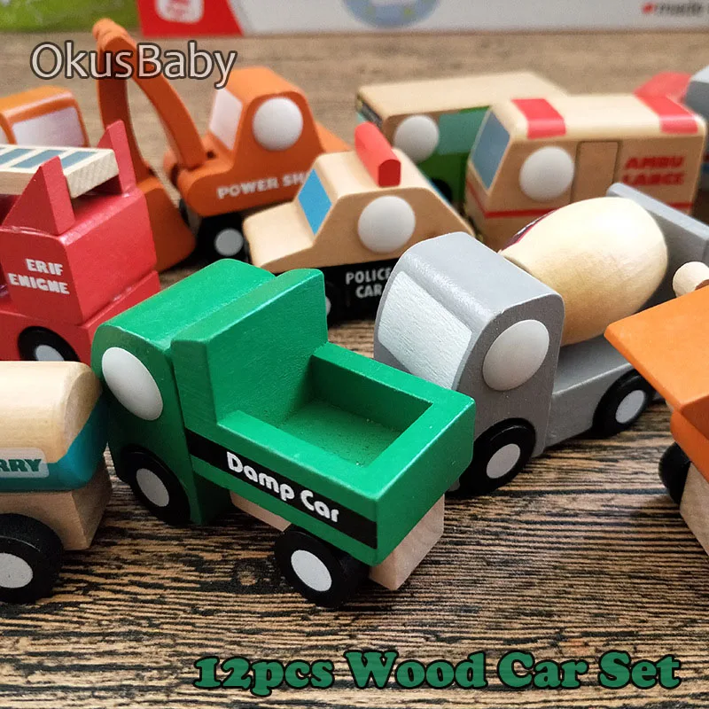 12pcs Set Mini Vehicles Toy Multi Design Creative Wood Car Model Baby Kids Educational Gift Toy Color Truck Kit with clear box
12pcs Set Mini Vehicles Toy Multi Design Creative Wood Car Model Baby Kids Educational Gift Toy Color Truck Kit with clear box