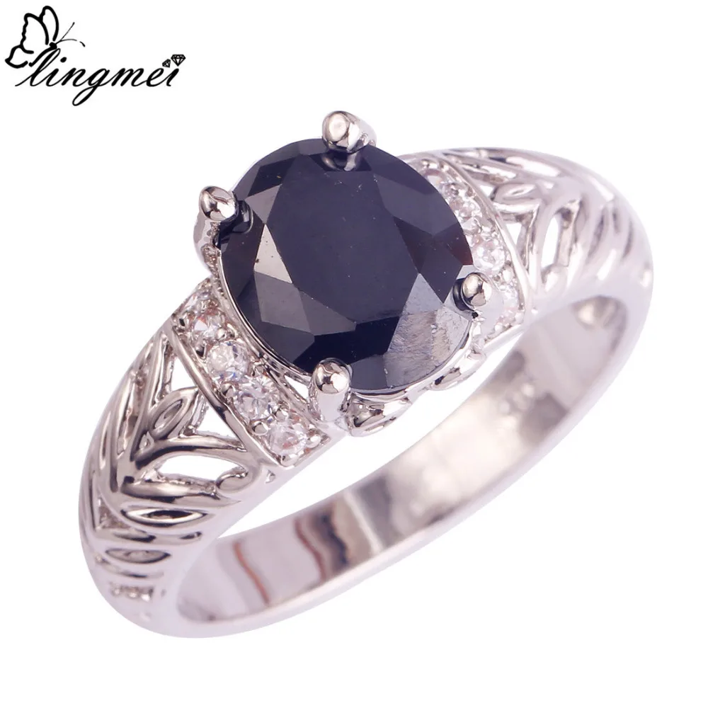 lingmei Popular Sexy for Women Black White CZ AAA Silver Color Ring Jewelry Size 6 7 8 9 10 11 12 Free Shipping Wholesale
lingmei Popular Sexy for Women Black White CZ AAA Silver Color Ring Jewelry Size 6 7 8 9 10 11 12 Free Shipping Wholesale