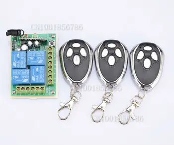 4 Relay CH Wireless Receiver&Transmitter DC12V Momentary Toggle Latched RF Remote Control Switch System LED SMD ON OFF
4 Relay CH Wireless Receiver&Transmitter DC12V Momentary Toggle Latched RF Remote Control Switch System LED SMD ON OFF