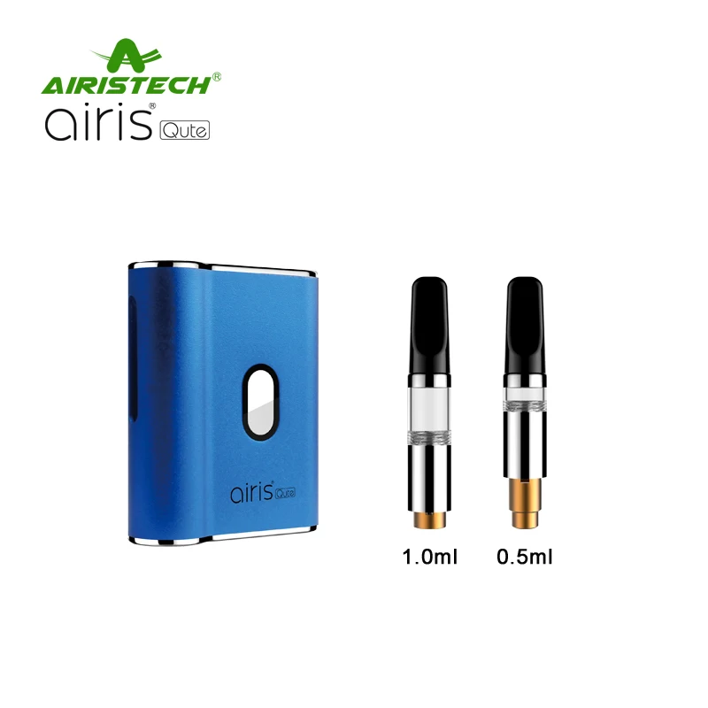 AirisTech Qute Vape Pen Vaporizer Kit 450mAh Battery Box Mod Wax Concentrate Variable Voltage Electronic Cigarette Tank Vape