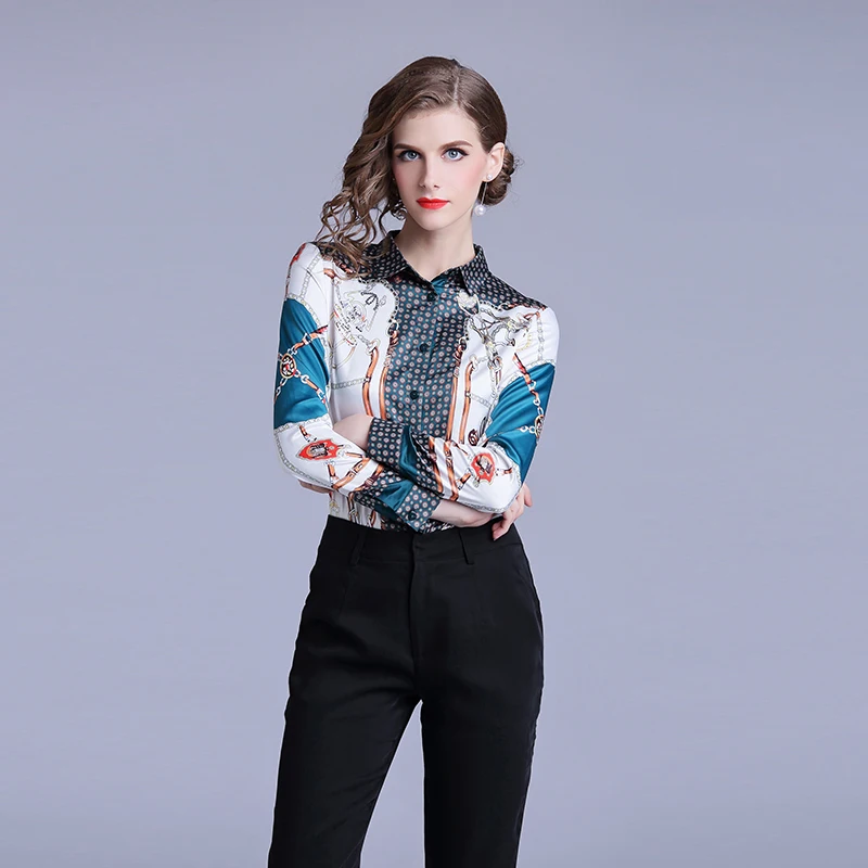 THC Autumn Women's Long Sleeve Office Lady Tops Floral Print Turn-down Collar Formal Elegant Casual Blusas Shirts Slim Blouses
THC Autumn Women's Long Sleeve Office Lady Tops Floral Print Turn-down Collar Formal Elegant Casual Blusas Shirts Slim Blouses
