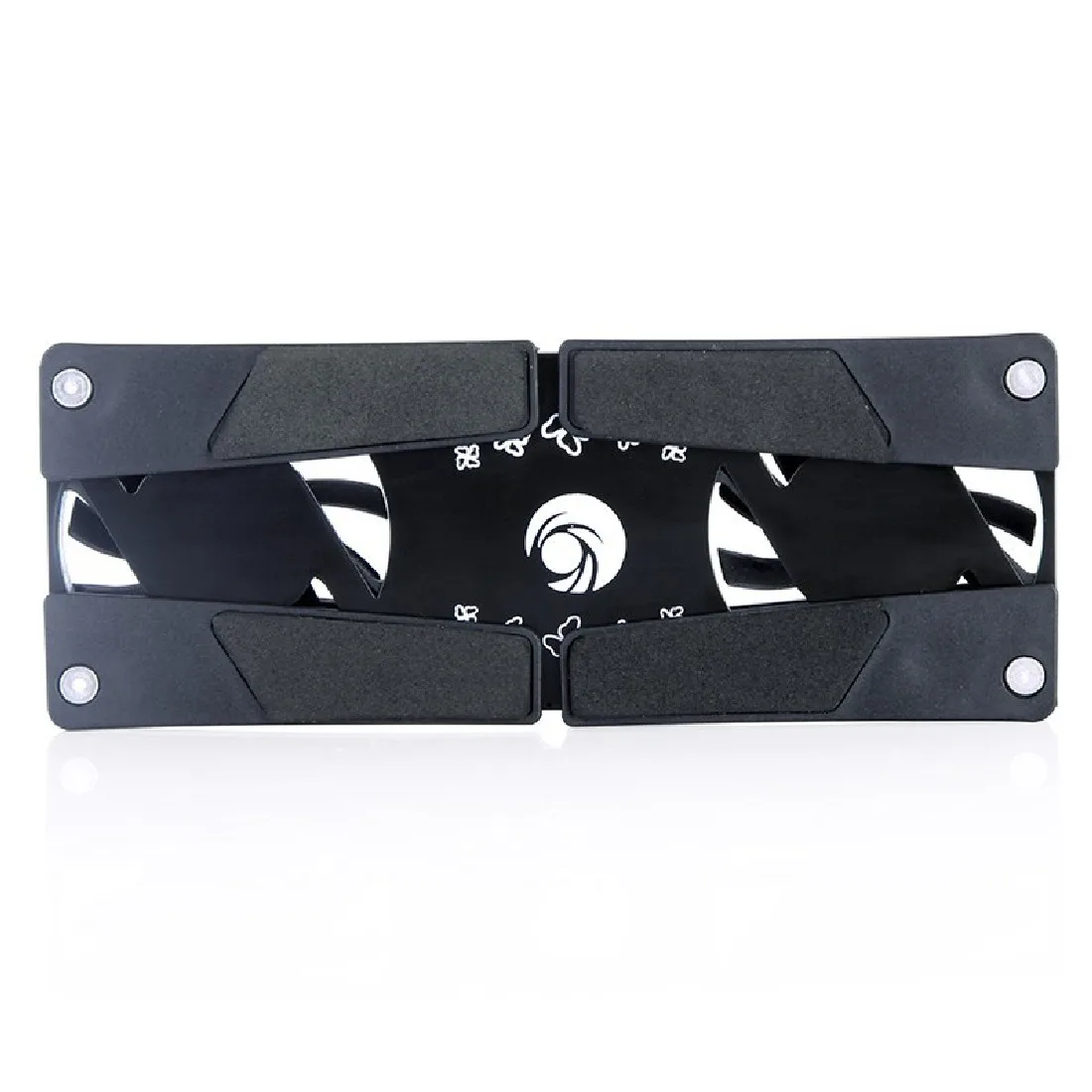 Etmakit High Quality Rotatable USB Fan Laptop Notebook PC 2 Fans Cooler Cooling Pad Computer Peripherals Black
Etmakit High Quality Rotatable USB Fan Laptop Notebook PC 2 Fans Cooler Cooling Pad Computer Peripherals Black