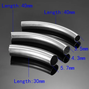 2019 New FUNIQUE 7PCs Stainless Steel Curve Tube Jewelry Findings Silver Tone Tube Connector For DIY Necklace Jewelry
2019 New FUNIQUE 7PCs Stainless Steel Curve Tube Jewelry Findings Silver Tone Tube Connector For DIY Necklace Jewelry