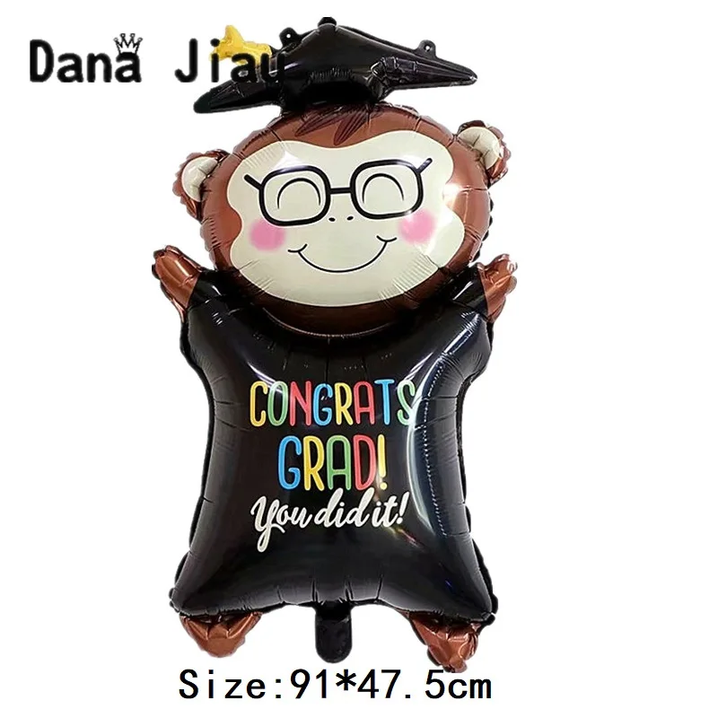 DanaJiau glasses study bear Monkey animal balloon boy birthday party Decoration Baloon children Zoo Theme helium balloons
DanaJiau glasses study bear Monkey animal balloon boy birthday party Decoration Baloon children Zoo Theme helium balloons