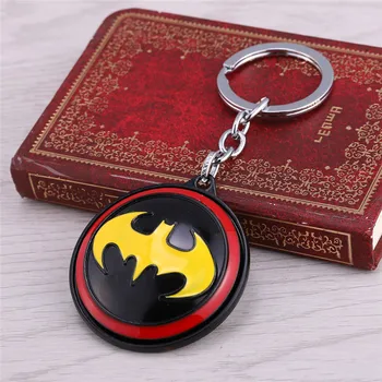 Wholesale Movie Keychains Superhero Bat-man Logo Rotatable Key Chain For Women&Men Key Accessorry Size 5cm Blister Package
Wholesale Movie Keychains Superhero Bat-man Logo Rotatable Key Chain For Women&Men Key Accessorry Size 5cm Blister Package