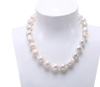 Wholesale price ^^^Christmas Halloween 11x15mm White Baroque Edison Freshwater Pearl Necklace 18
Wholesale price ^^^Christmas Halloween 11x15mm White Baroque Edison Freshwater Pearl Necklace 18