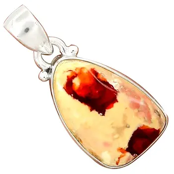 Lovegem Nature MEXICAN OPAL Pendant 925 Sterling Silver, 31.5 mm, MHBAP4746 
Lovegem Nature MEXICAN OPAL Pendant 925 Sterling Silver, 31.5 mm, MHBAP4746