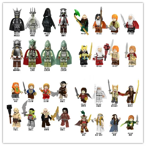 5SETS PG8148-8150 Hobbits Building Blocks The Lord Of The Rings Bilbo Azog Strong Orc Education For Children Gift Toys
5SETS PG8148-8150 Hobbits Building Blocks The Lord Of The Rings Bilbo Azog Strong Orc Education For Children Gift Toys