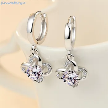 Jinwateryu Stud puple white Earrings 925 Silver Creative Fashion Silver Stud Earrings.Romantic jewelry
Jinwateryu Stud puple white Earrings 925 Silver Creative Fashion Silver Stud Earrings.Romantic jewelry