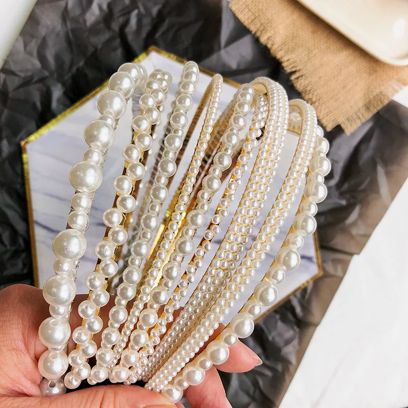 Fashion Wedding Birthday New Crystal Pearl Hair Bands Headband Hair Accessories Ornaments Head Wear Hoop for Women Girls
Fashion Wedding Birthday New Crystal Pearl Hair Bands Headband Hair Accessories Ornaments Head Wear Hoop for Women Girls