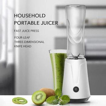 Portable Juicer Machine Stainless Steel 4 Leaf Knife Head 600ML juice extractor Baby Food Assistant 2500 rpm Fast Blender
Portable Juicer Machine Stainless Steel 4 Leaf Knife Head 600ML juice extractor Baby Food Assistant 2500 rpm Fast Blender