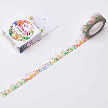 1 PCS Creative Cute 15mmx10m Carolyn Play Paradise Washi Decorative Adhesive Tape DIY Masking Paper Tape Sticker Office Supplies
1 PCS Creative Cute 15mmx10m Carolyn Play Paradise Washi Decorative Adhesive Tape DIY Masking Paper Tape Sticker Office Supplies