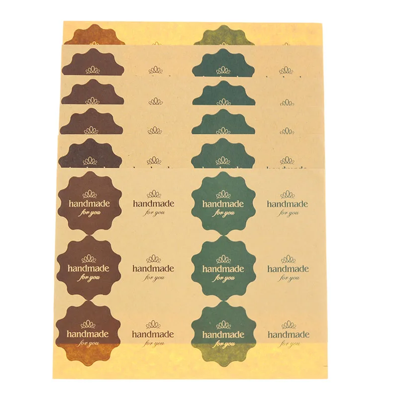 Wavy Edge Baking Packaging Sealing Stickers Retro Kraft Paper HANDMAKE For You Star Gift Decoration Stickers 72pcs/6 Sheets
Wavy Edge Baking Packaging Sealing Stickers Retro Kraft Paper HANDMAKE For You Star Gift Decoration Stickers 72pcs/6 Sheets