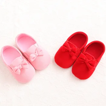 Spring and autumn solid color cotton female baby princess shoes soft bottom shoes non-slip bow set head baby toddler shoes
Spring and autumn solid color cotton female baby princess shoes soft bottom shoes non-slip bow set head baby toddler shoes