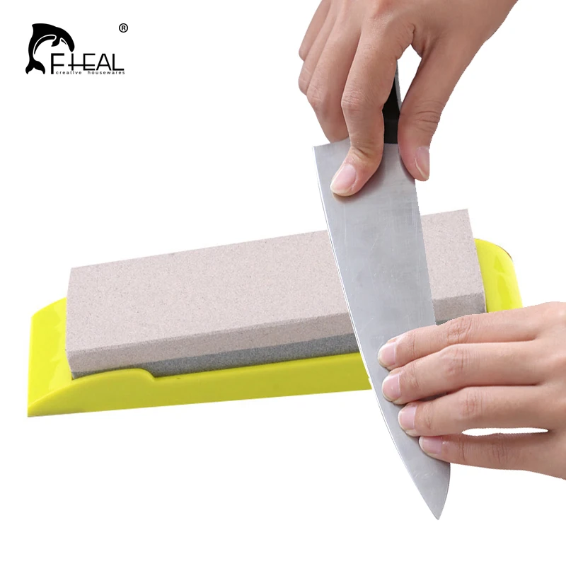 FHEAL 320/240 Double-Side Diamond Whetstone Knife Sharpener Diamond Sharpening Stone Grindstone Grinding Tool for Kitchen
FHEAL 320/240 Double-Side Diamond Whetstone Knife Sharpener Diamond Sharpening Stone Grindstone Grinding Tool for Kitchen