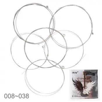6pcs/lot Electric Guitar String 008-038 Inch Steel Core Nickel Alloy with Nickel-Plated Ball-End
6pcs/lot Electric Guitar String 008-038 Inch Steel Core Nickel Alloy with Nickel-Plated Ball-End