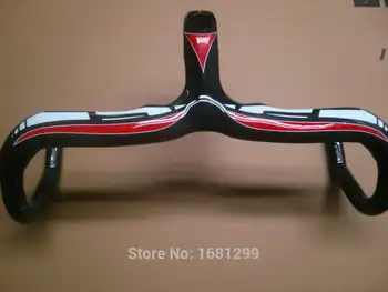 New Road bike 3K full carbon fibre bicycle handlebar and stem integrated 400/420/440*90/100/110/120mm red color Free shipping
New Road bike 3K full carbon fibre bicycle handlebar and stem integrated 400/420/440*90/100/110/120mm red color Free shipping