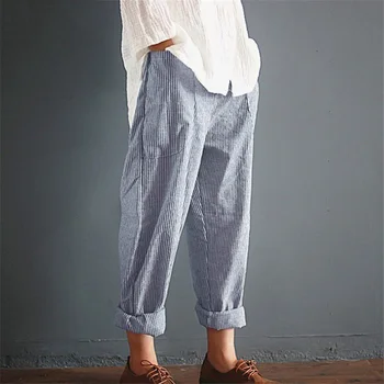 VIIANLES Elastic Waist Harem Pants Cotton Linen Trousers New Women's Casual Pants Fashion Pants Autumn 4XL Large Size 5XL
VIIANLES Elastic Waist Harem Pants Cotton Linen Trousers New Women's Casual Pants Fashion Pants Autumn 4XL Large Size 5XL