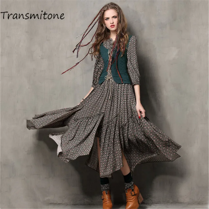 Spring Women Embroidery Dress 2019 Vintage Tunic 90% Cotton Summer Dresses Mandarin Collar Three Quarter Sleeve Maxi Vestido
Spring Women Embroidery Dress 2019 Vintage Tunic 90% Cotton Summer Dresses Mandarin Collar Three Quarter Sleeve Maxi Vestido