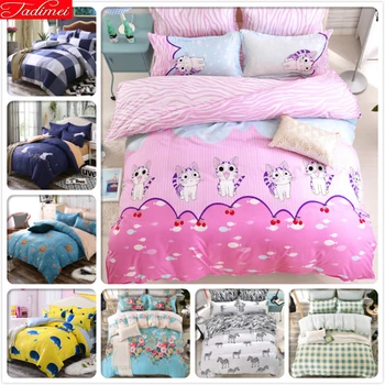 Cute Kitty Cat Pattern Pink Duvet Cover 3/4 pcs Bedding Set Kids Child Soft Bed Linens Single Full Double Queen Size Quilt Case
Cute Kitty Cat Pattern Pink Duvet Cover 3/4 pcs Bedding Set Kids Child Soft Bed Linens Single Full Double Queen Size Quilt Case