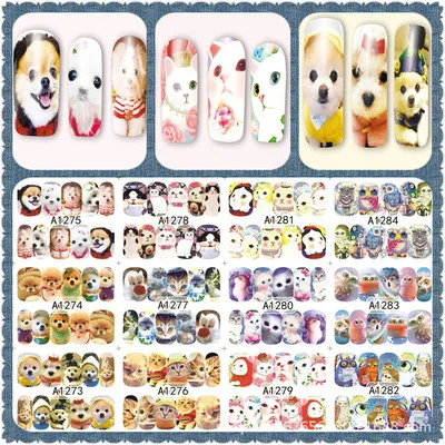 Wholesale 12sheet/Set Animal Meaty Large Water Stickers Designs Nail Art Stickers Decals Makeup Water Tattoos A1201-1320
Wholesale 12sheet/Set Animal Meaty Large Water Stickers Designs Nail Art Stickers Decals Makeup Water Tattoos A1201-1320