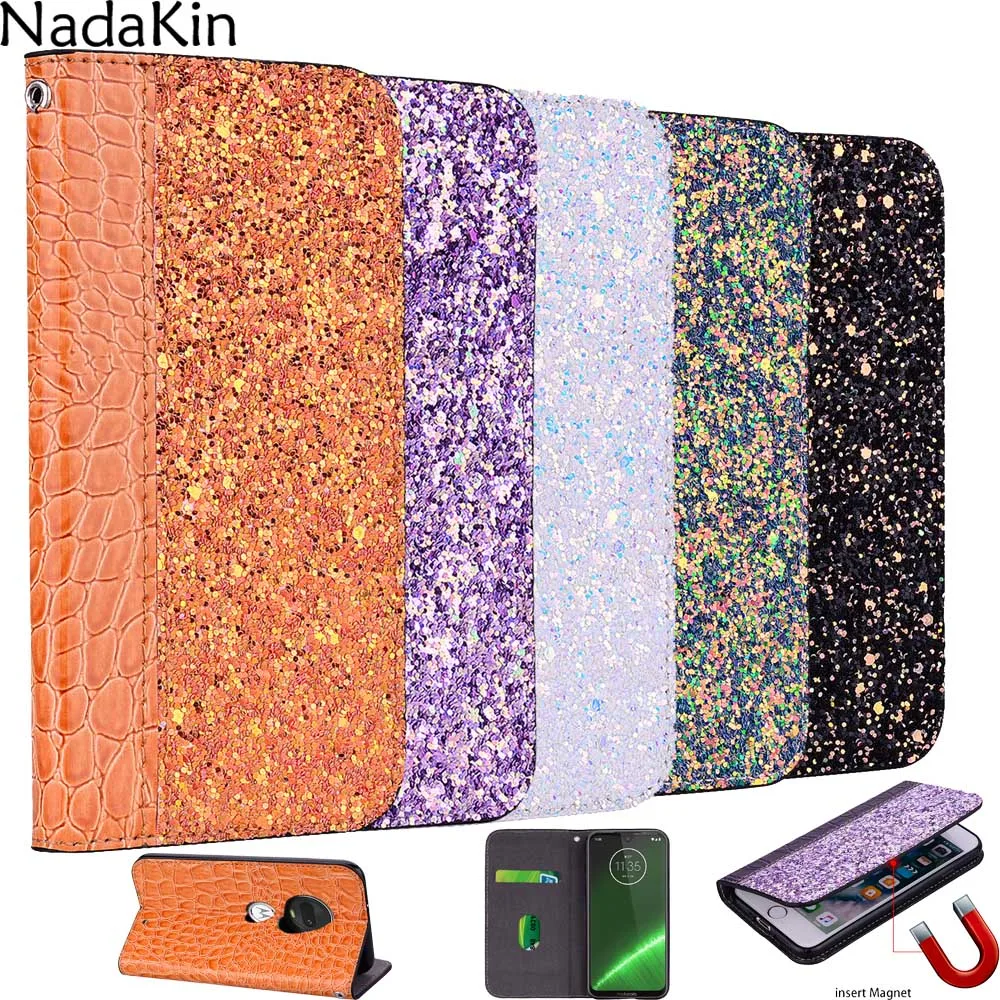 Glitter Bling Book Phone Case Shell for Motorola G7 Plus Play Power With Card Slot Luxury Flip Cover for Moto One Power
Glitter Bling Book Phone Case Shell for Motorola G7 Plus Play Power With Card Slot Luxury Flip Cover for Moto One Power