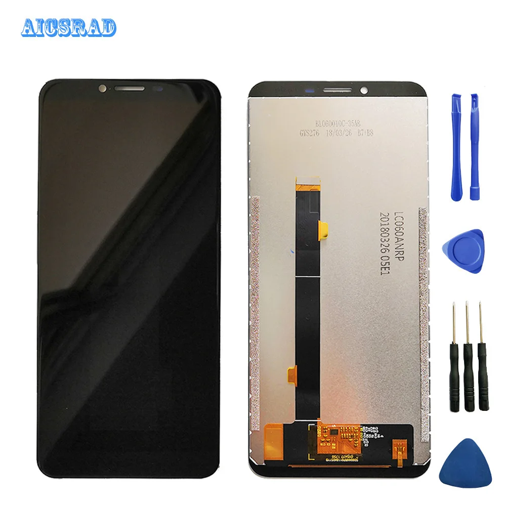 AICSRAD Оригинал 2160*1080 черный для Cubot X18 plus ЖК дисплей + сенсорный экран в сборе Замена