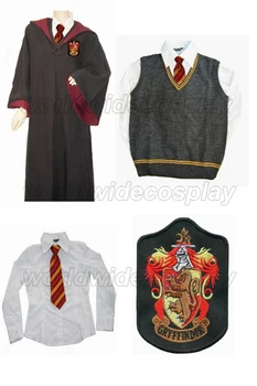 Gryffindor Cosplay Robe Cloak Vest Shirt Necktie from Harry Free Shipping for Halloween and Christmas
Gryffindor Cosplay Robe Cloak Vest Shirt Necktie from Harry Free Shipping for Halloween and Christmas