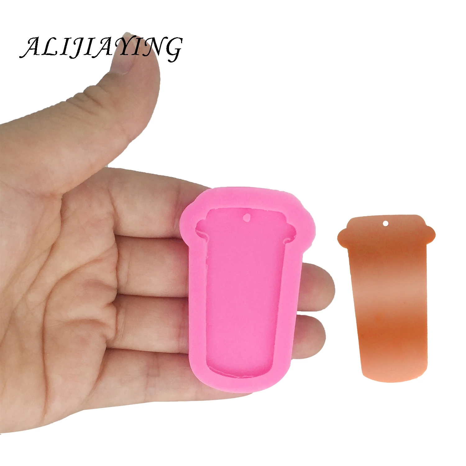 Shiny DIY Cup shape silicone mold for keychains Resin Mold for 3D crafts tools DY0051
Shiny DIY Cup shape silicone mold for keychains Resin Mold for 3D crafts tools DY0051