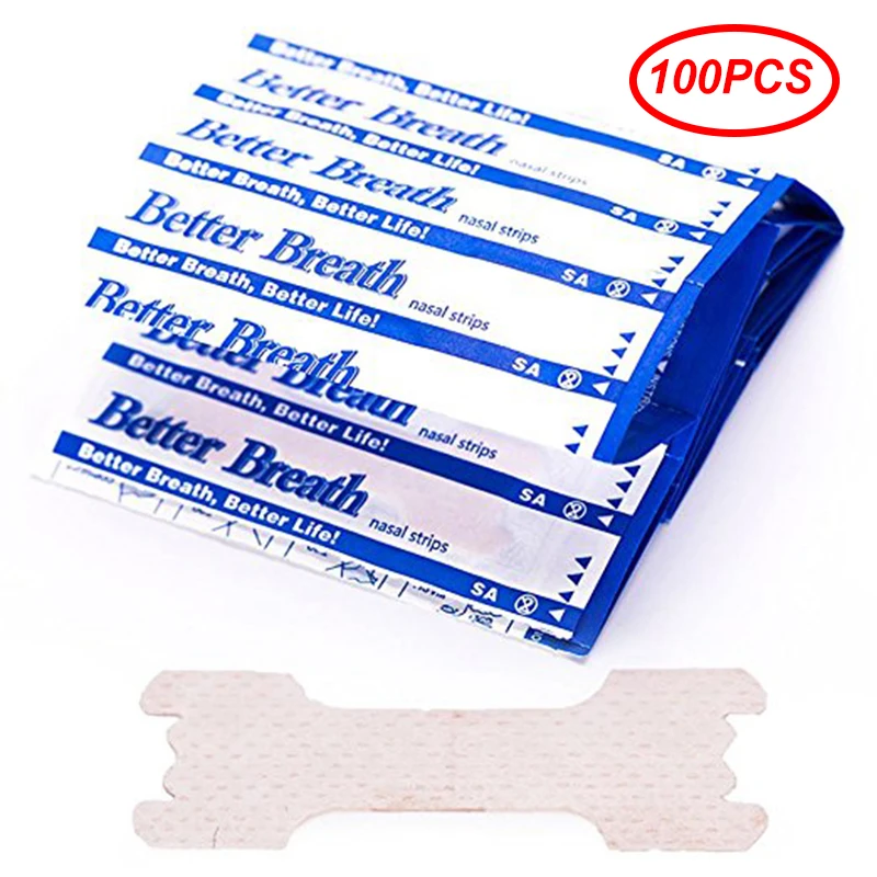 Practical Sleeping Aids 100 Pcs Nasal Strip 55mm*16mm Help Sleep Air Flow Nose Sticker Snore Congestion Rhinitis Sleeping Aids
Practical Sleeping Aids 100 Pcs Nasal Strip 55mm*16mm Help Sleep Air Flow Nose Sticker Snore Congestion Rhinitis Sleeping Aids