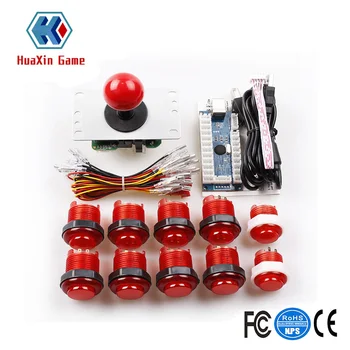 LED Illuminated Arcade DIY Parts Zero Delay LED USB Encoder + 5Pin 8way Joystick + 10x LED Illuminated Push Buttons
LED Illuminated Arcade DIY Parts Zero Delay LED USB Encoder + 5Pin 8way Joystick + 10x LED Illuminated Push Buttons