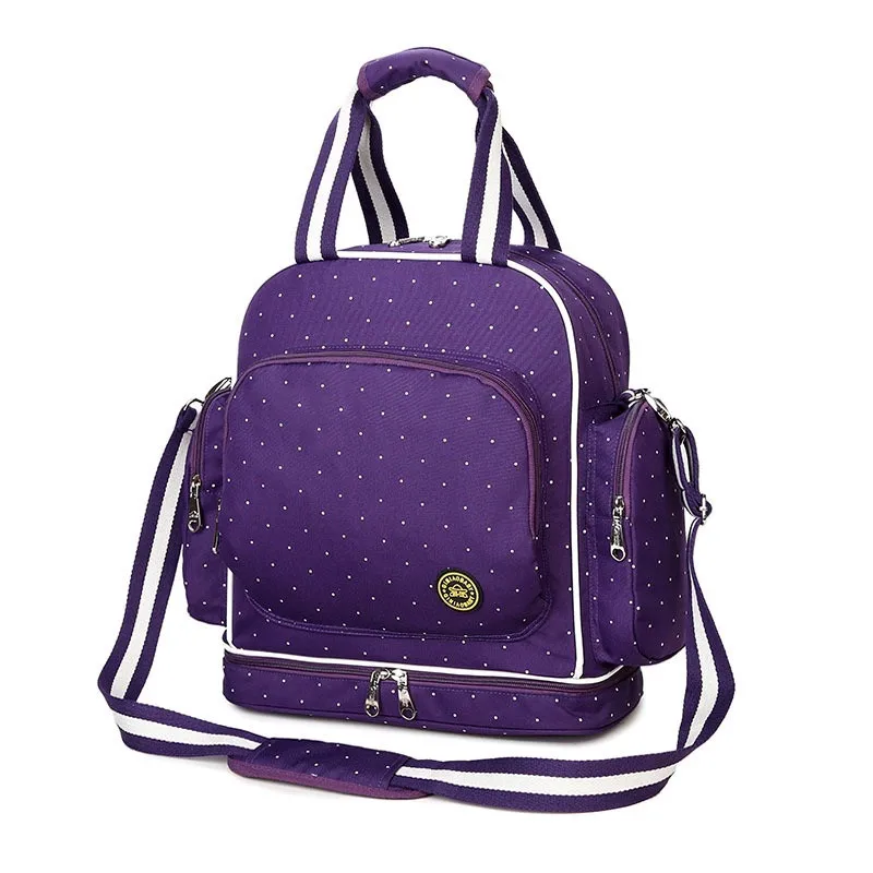 Multi-function High-Capacity Three-use Mummy Bag Fashion Mother and Baby Outdoor Travel Bag Produce Diaper Backpack Factory07