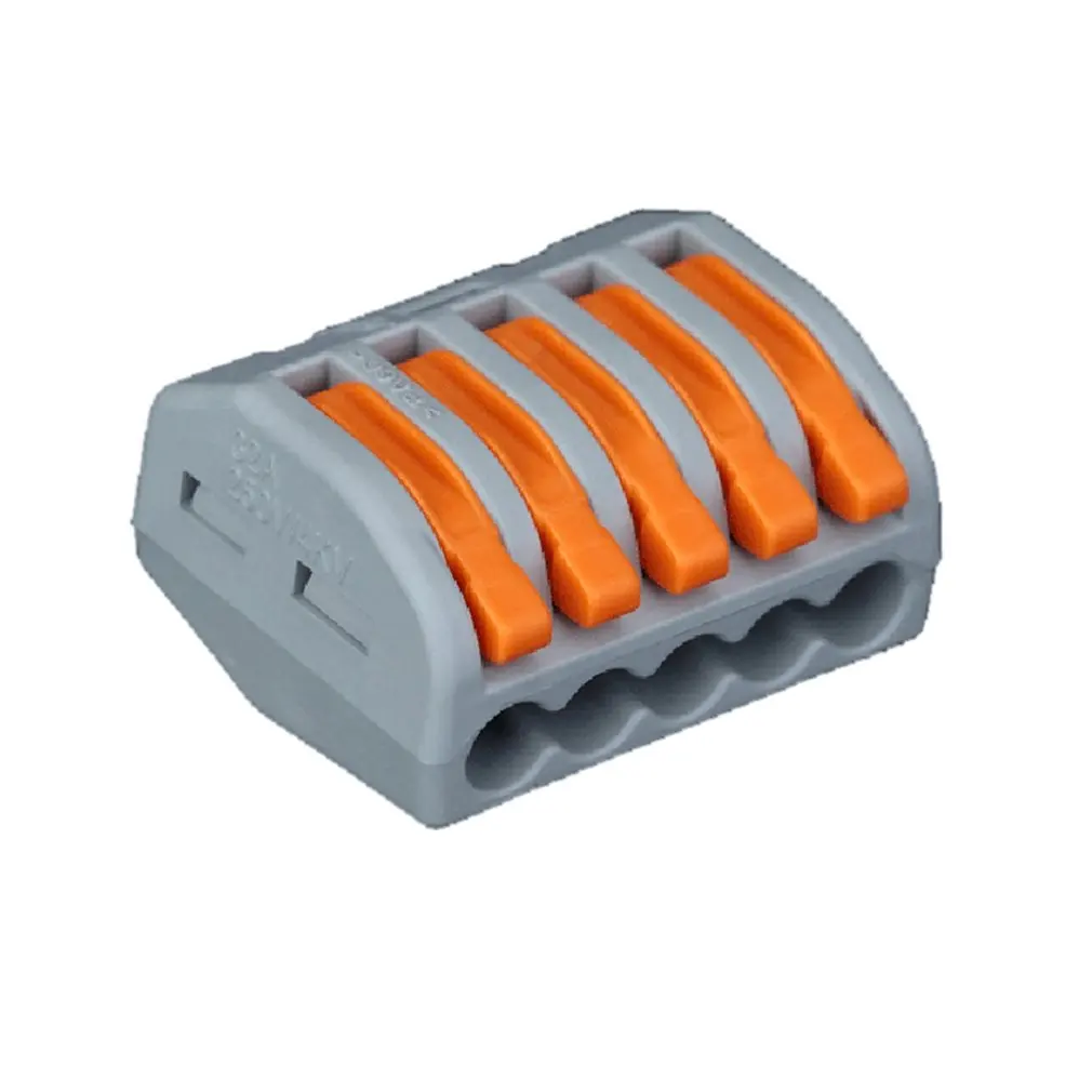 Multi-Function Terminal Block Connector Pct-215 Wire Quick Splitter From Tape 5 Holes One Into Four Out
Multi-Function Terminal Block Connector Pct-215 Wire Quick Splitter From Tape 5 Holes One Into Four Out