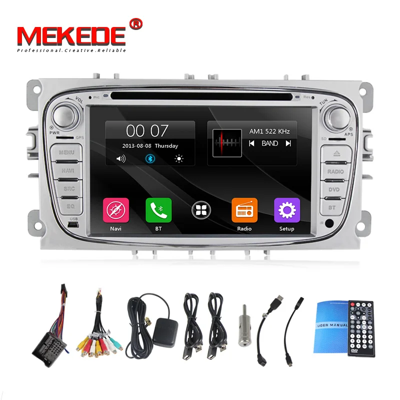 Silver 2 Din 7 Inch Car DVD Player For FOCUS 2/MONDEO/S-MAX 2008-2011 With WIFI 3G Host GPS 1080P BT IPOD TV FM Free Map
Silver 2 Din 7 Inch Car DVD Player For FOCUS 2/MONDEO/S-MAX 2008-2011 With WIFI 3G Host GPS 1080P BT IPOD TV FM Free Map