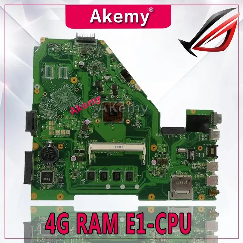 

Akemy X550EP Laptop motherboard for ASUS X550EP X550E X552E Test original mainboard 4G RAM E1-CPU