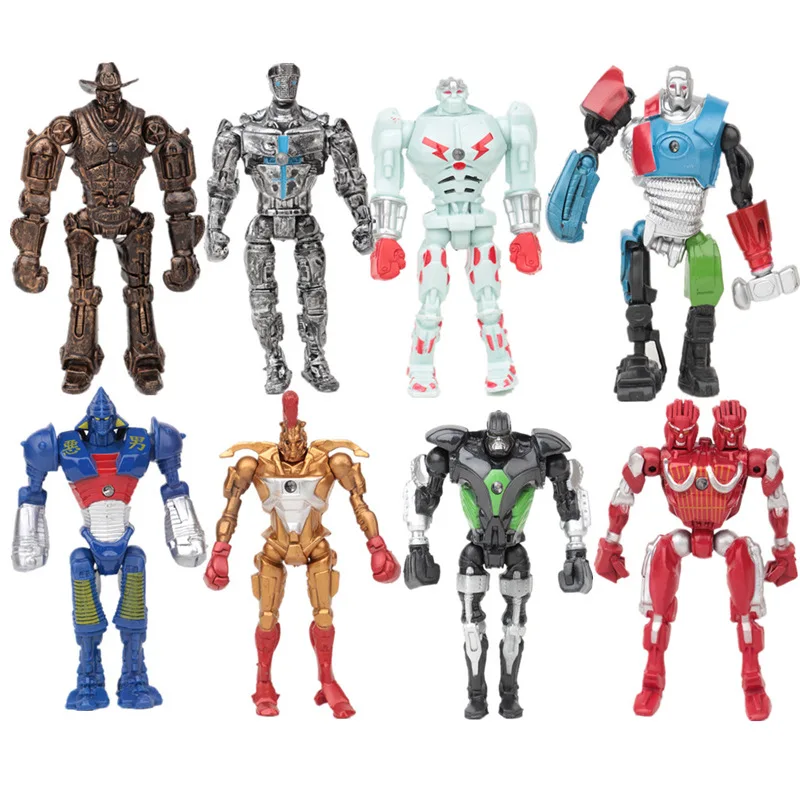 8 unit /set 12CM Film Anime Real Steel Iron Armor Steel Robot Doll Toy For Boys Children Models Collect Toys Gifts
8 unit /set 12CM Film Anime Real Steel Iron Armor Steel Robot Doll Toy For Boys Children Models Collect Toys Gifts