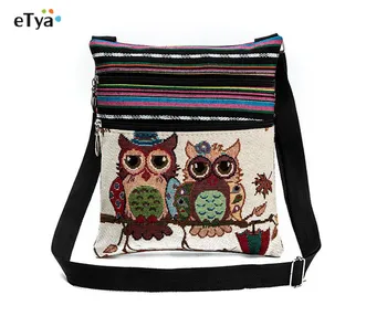 National Style Embroidered Cute Owl Women Shoulder Bag Retro Ladies Postman Messenger Bag Handbags Crossbody Post Bag
National Style Embroidered Cute Owl Women Shoulder Bag Retro Ladies Postman Messenger Bag Handbags Crossbody Post Bag