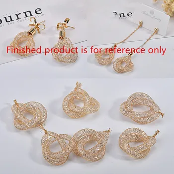 Creative 20pcs/lot rhinestone core decoration Metal mesh weaving copper charms diy jewelry earrings pendant accessory
Creative 20pcs/lot rhinestone core decoration Metal mesh weaving copper charms diy jewelry earrings pendant accessory