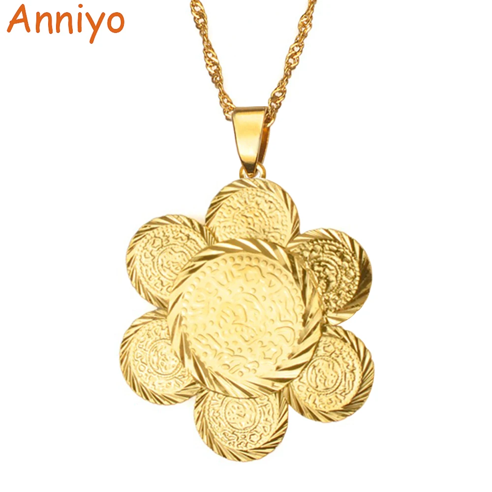 Anniyo Mteal Coin Pendant Necklaces for Women Arab Coins Jewelry Gift of the Middle East Items #060806
Anniyo Mteal Coin Pendant Necklaces for Women Arab Coins Jewelry Gift of the Middle East Items #060806