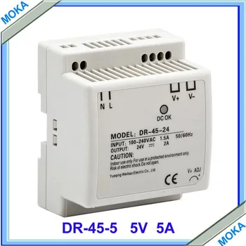 Factory supply free shipping CE approved 45W 5V Din Rail Single Output Switching power supply
Factory supply free shipping CE approved 45W 5V Din Rail Single Output Switching power supply
