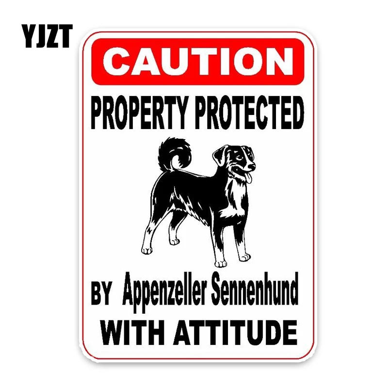 YJZT 10*14.2CM Property Protected By Appenzeller Sennenhund Dog Creative Fashion PVC Material Car Sticker C1-4758
YJZT 10*14.2CM Property Protected By Appenzeller Sennenhund Dog Creative Fashion PVC Material Car Sticker C1-4758