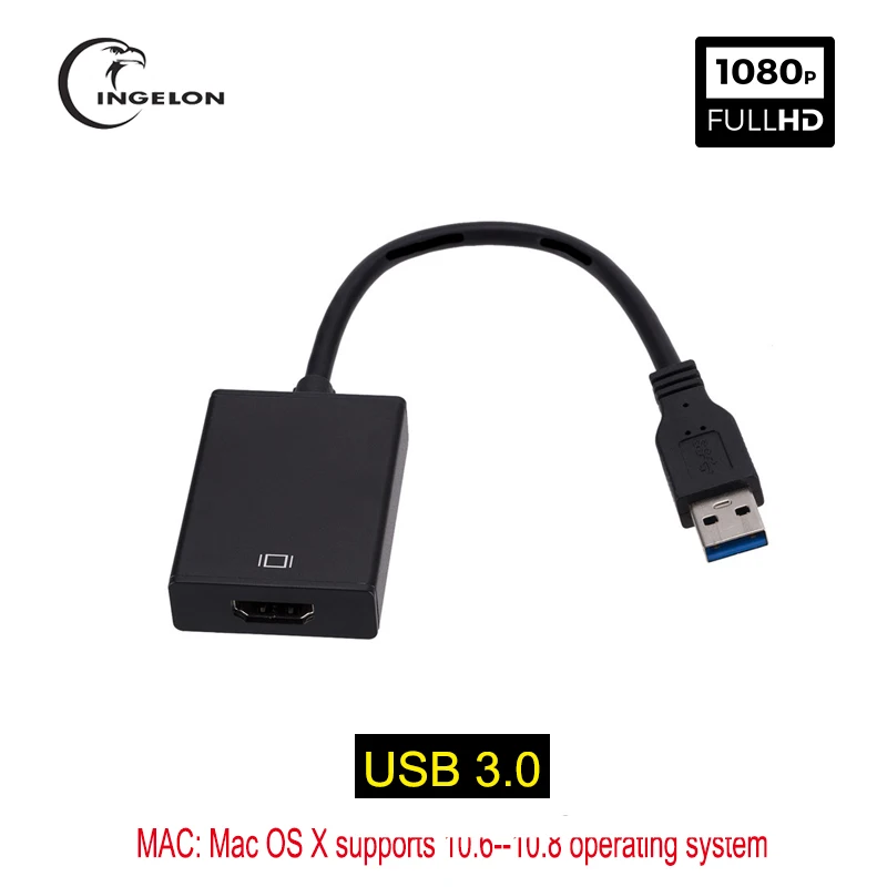 INGELON 1080 p USB 3.0 TO HDMI Converter External Graphics Card usb 3.0 to hdmi HD Conversion Cable Video Cable Converter TV
INGELON 1080 p USB 3.0 TO HDMI Converter External Graphics Card usb 3.0 to hdmi HD Conversion Cable Video Cable Converter TV