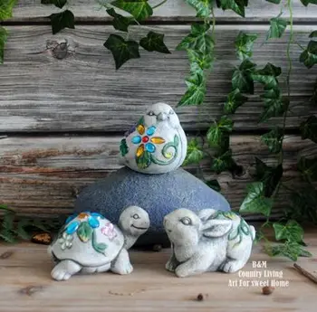 Garden cement makes old funny tortoise rabbit and bird garden partner garden balcony ornament small decoration resin handicraft
Garden cement makes old funny tortoise rabbit and bird garden partner garden balcony ornament small decoration resin handicraft