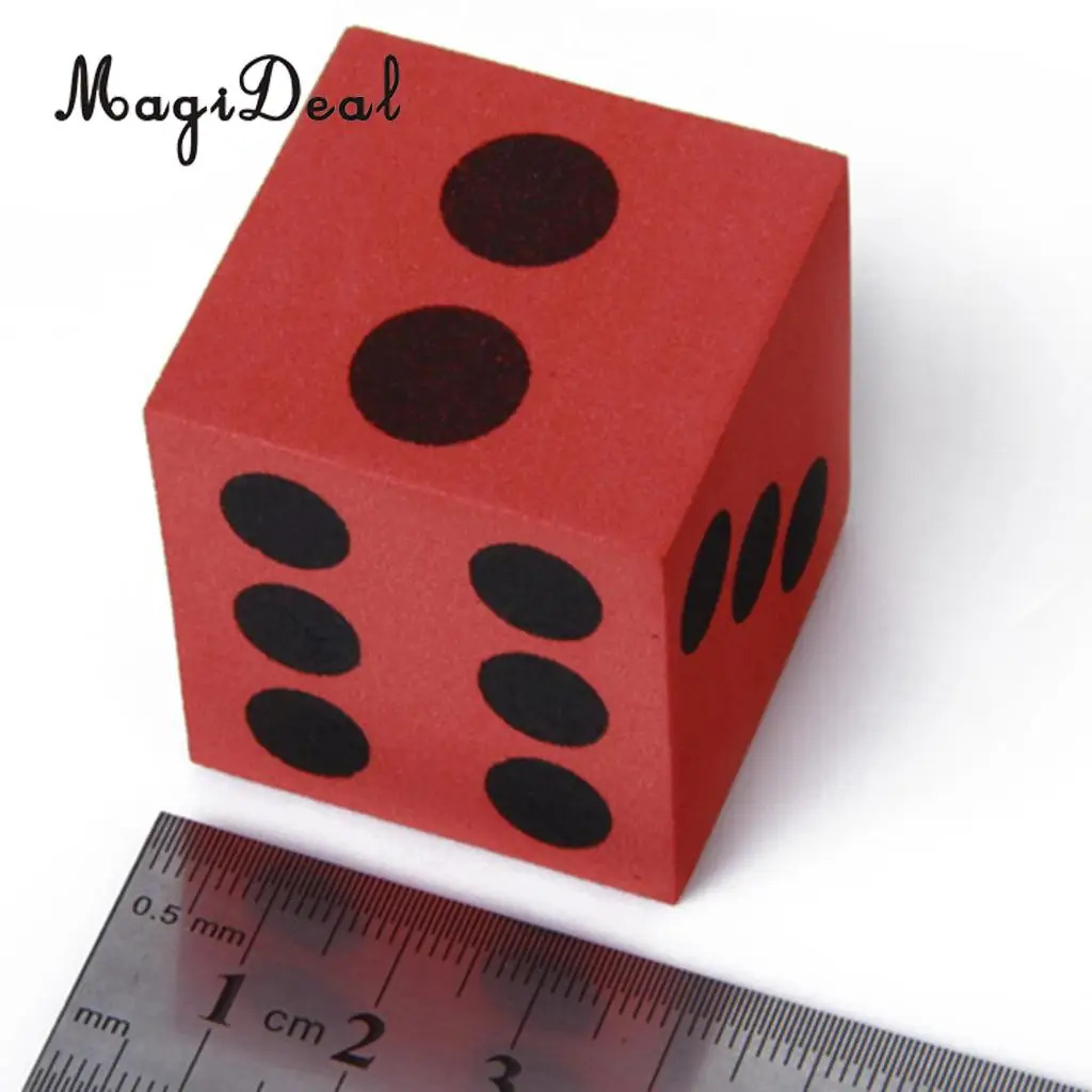 12Pcs/Set Soft Foam 6 Side Dices Maths Dice for Kids Children Learning Playing Games Classroom Teaching Aids Novelty Toys