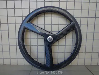 Newest 700C Fixed Gear Track Road bicycle 12K full carbon 3 spokes and tubular rim integrated bike wheelset Free shipping
Newest 700C Fixed Gear Track Road bicycle 12K full carbon 3 spokes and tubular rim integrated bike wheelset Free shipping