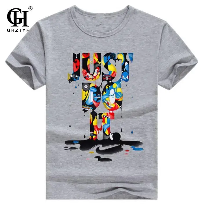 GHZTYF Just Do It Letter Print T Shirt Top Men's Summer Breathable Plus Size Short Sleeve Top Tee T-Shirts Camisetas Hombre
GHZTYF Just Do It Letter Print T Shirt Top Men's Summer Breathable Plus Size Short Sleeve Top Tee T-Shirts Camisetas Hombre