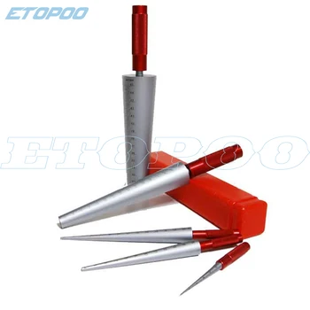 4pcs/set Conical feeler gauge taper cone cylinder gauge hole size diameter taper gauge 4size: 1-6.5mm 3-15mm 15-30mm 30-45mm
4pcs/set Conical feeler gauge taper cone cylinder gauge hole size diameter taper gauge 4size: 1-6.5mm 3-15mm 15-30mm 30-45mm