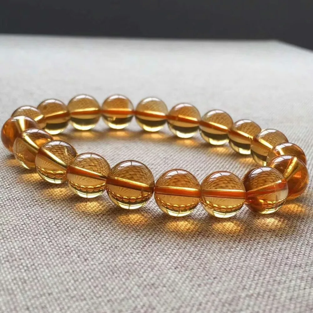 Genuine Natural Yellow Citrine Quartz Crystal Bracelet Gemstone Wealthy Stone Stretch Woman Man Bracelet AAAAA 10mm Round Beads
Genuine Natural Yellow Citrine Quartz Crystal Bracelet Gemstone Wealthy Stone Stretch Woman Man Bracelet AAAAA 10mm Round Beads