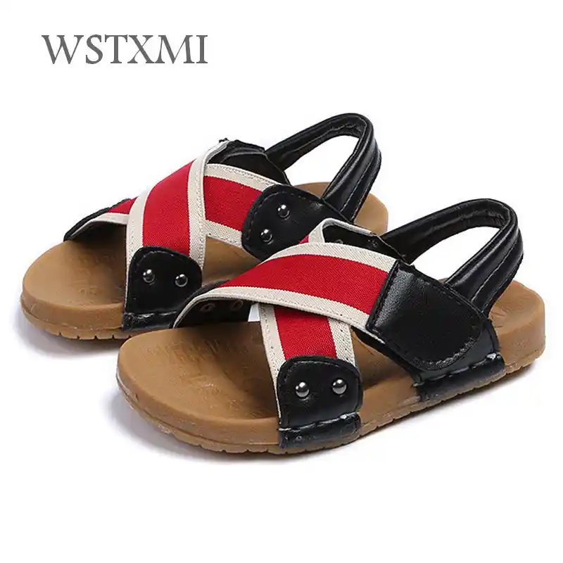 Sandals Kids Boys Girls Summer Closed Toe Sports Outdoor Sneakers Non-Slip Beach Travelling Casual Flat Shoes